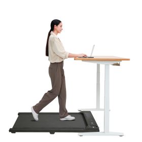 Under Desk Treadmill with Incline,Walking Pad for Home/Office,Portable Walking Treadmill 1.0HP,Walking Jogging Machine with 242 lbs Weight Capaci