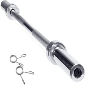 Olympic Barbell Bar Plates 4Ft Solid Iron Fitness Weightlifting
